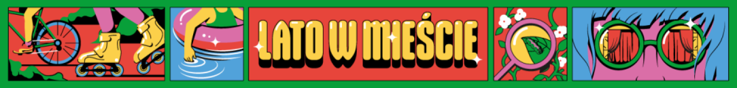lato w mieście baner