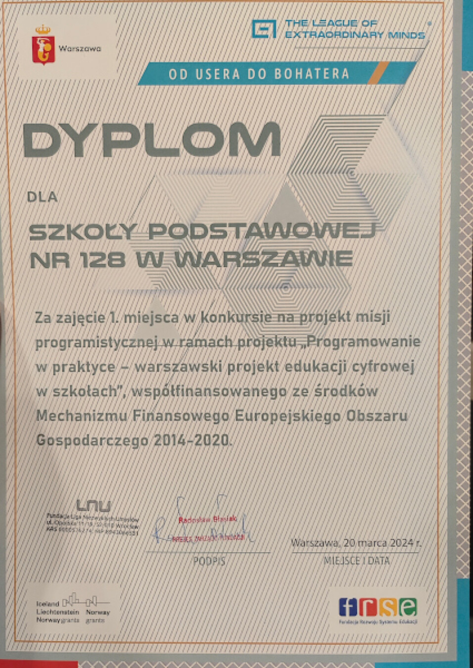 Gala - Warszawa programuje - mamy Laureatów:).